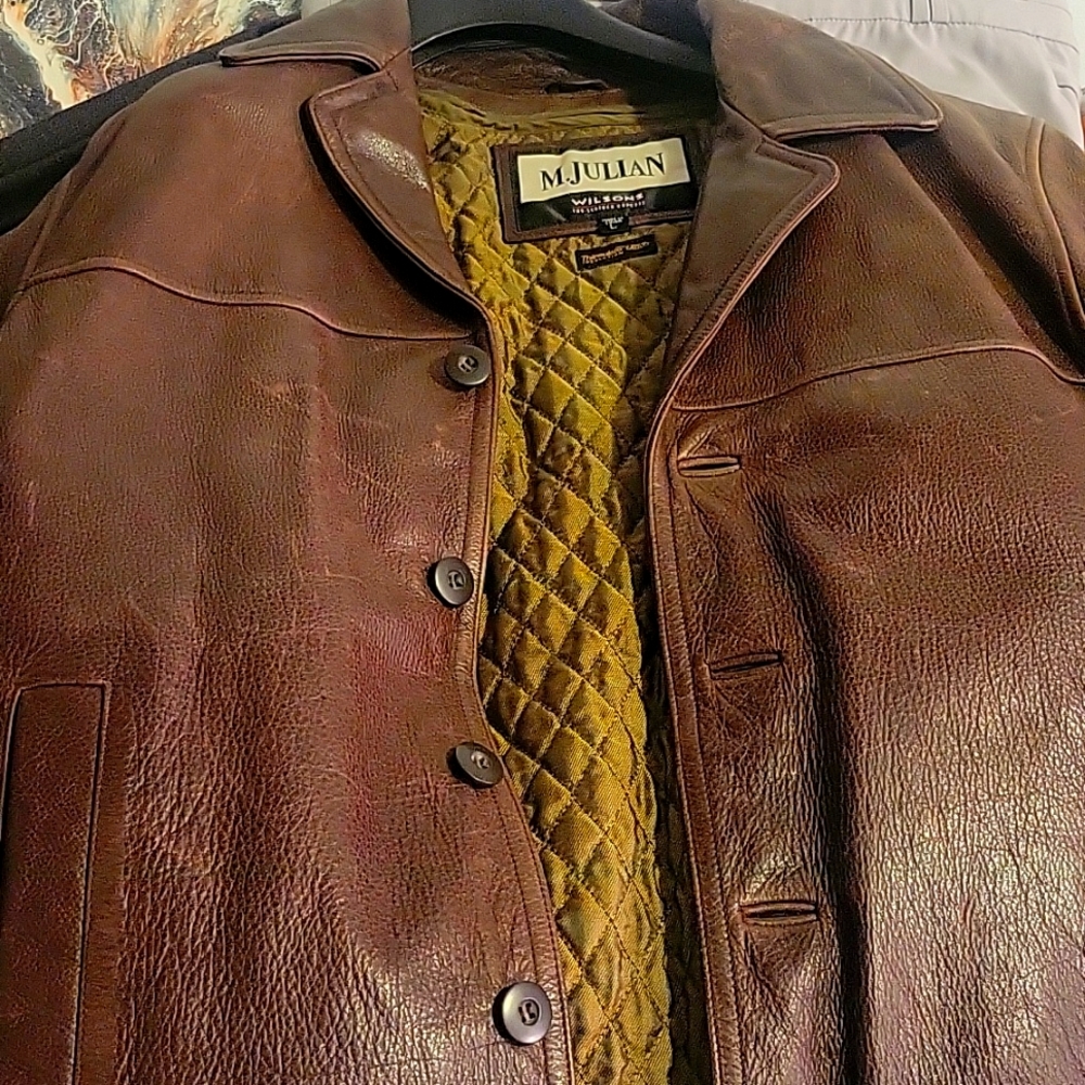 M.Julian Wilson's Leather Thinsulate Ultra Mens Jacket